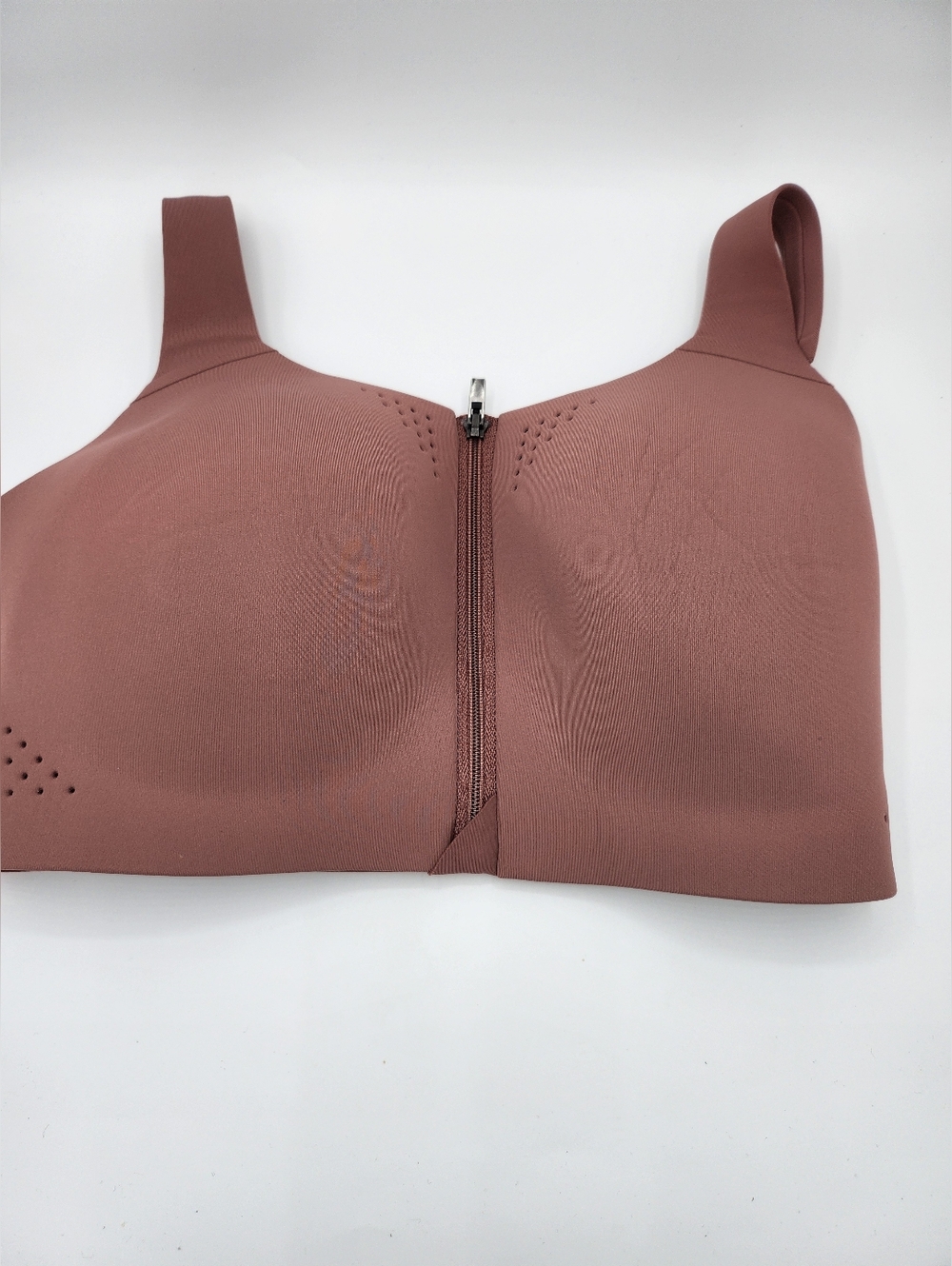 VSX Featherweight Max Front Zip Sport Bra in Vintage Rose NWT Size: 34DDD - Picture 2 of 10